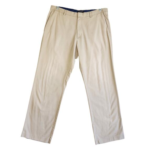 Banana Republic Factory Mens Non Iron Tailored Slim Fit Chino Pants Size 38 X 32 - Picture 1 of 14